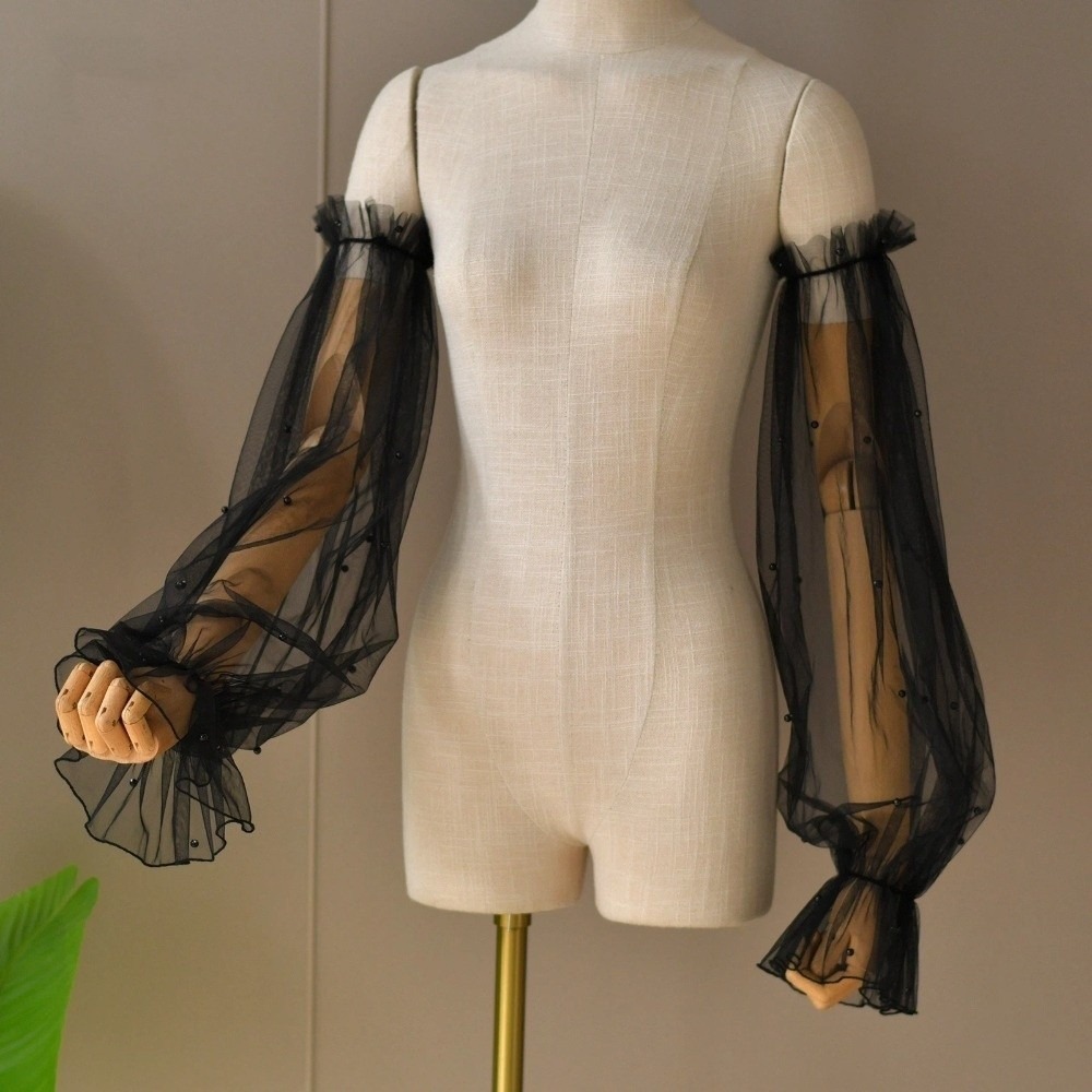 Wedding Dress Supply - Mangas de novia decorativas con perlas,