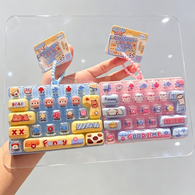 Wedding Yes - 26Grid Keycap Clicker Antiestrés Fidget, Llavero