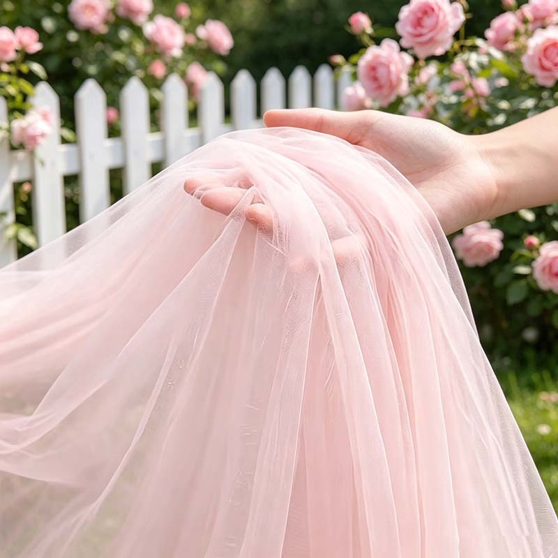 Wedding Balloon Arch - Rollo de tela de tul rosa