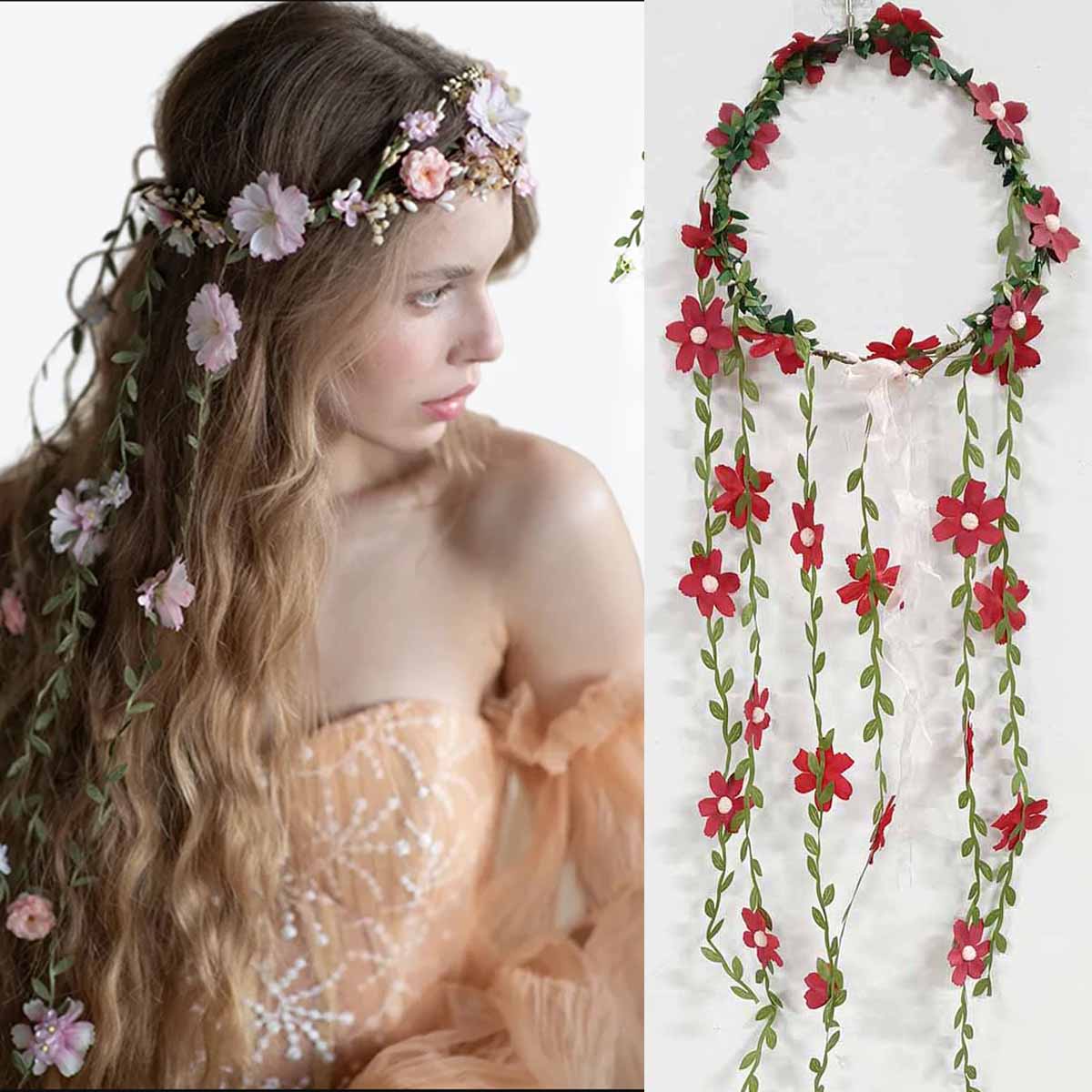 Wedding Supply Store - Diadema con corona de enredaderas y