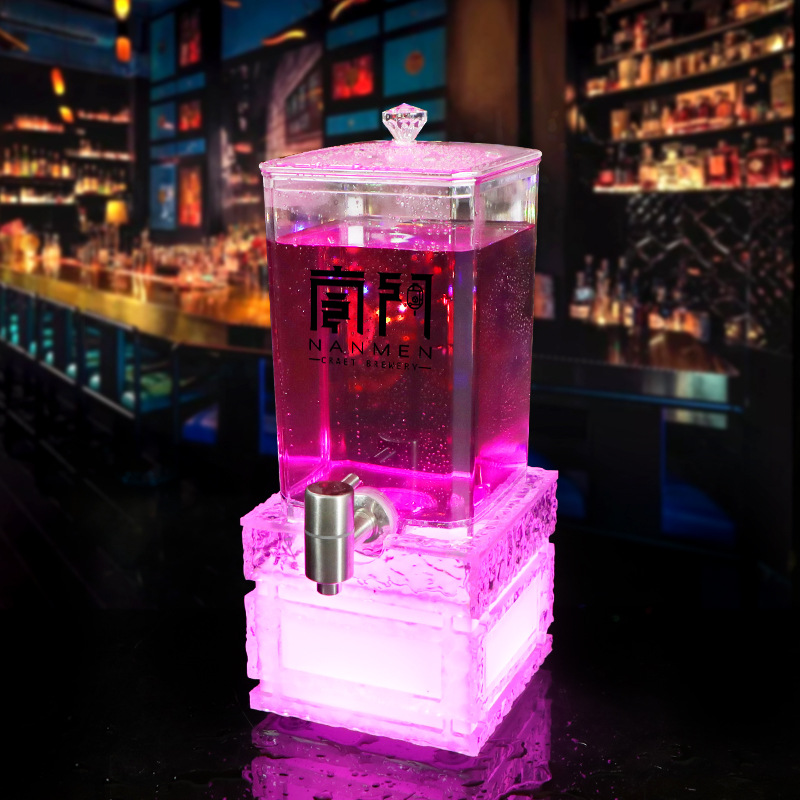 Wedding Alcohol Supply - Frasco de cerveza LED con grifo,