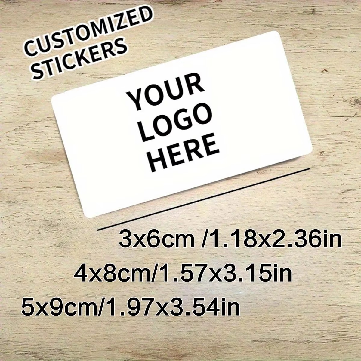 Wedding Packaging - Pegatinas Rectangulares Personalizadas – Logotipos e