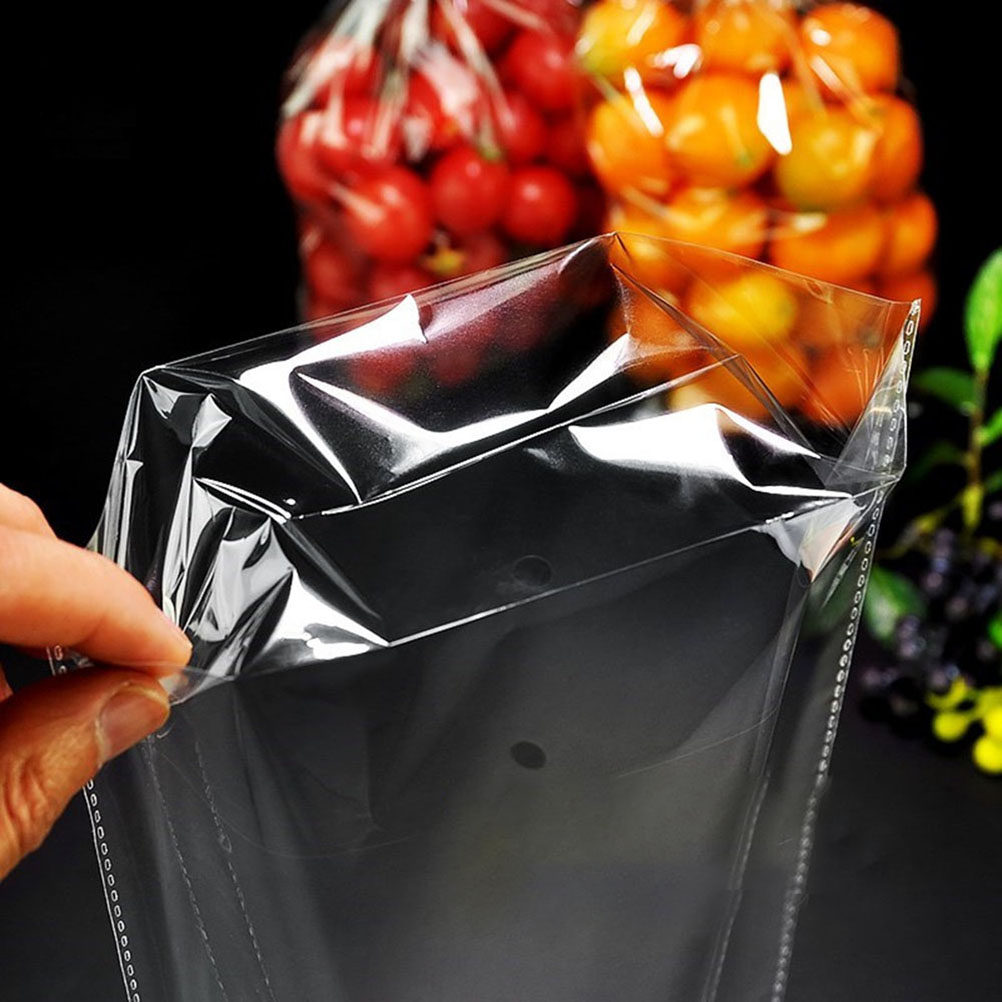 Wedding Packaging - 50 Bolsas Transparentes Planas para Alimentos,
