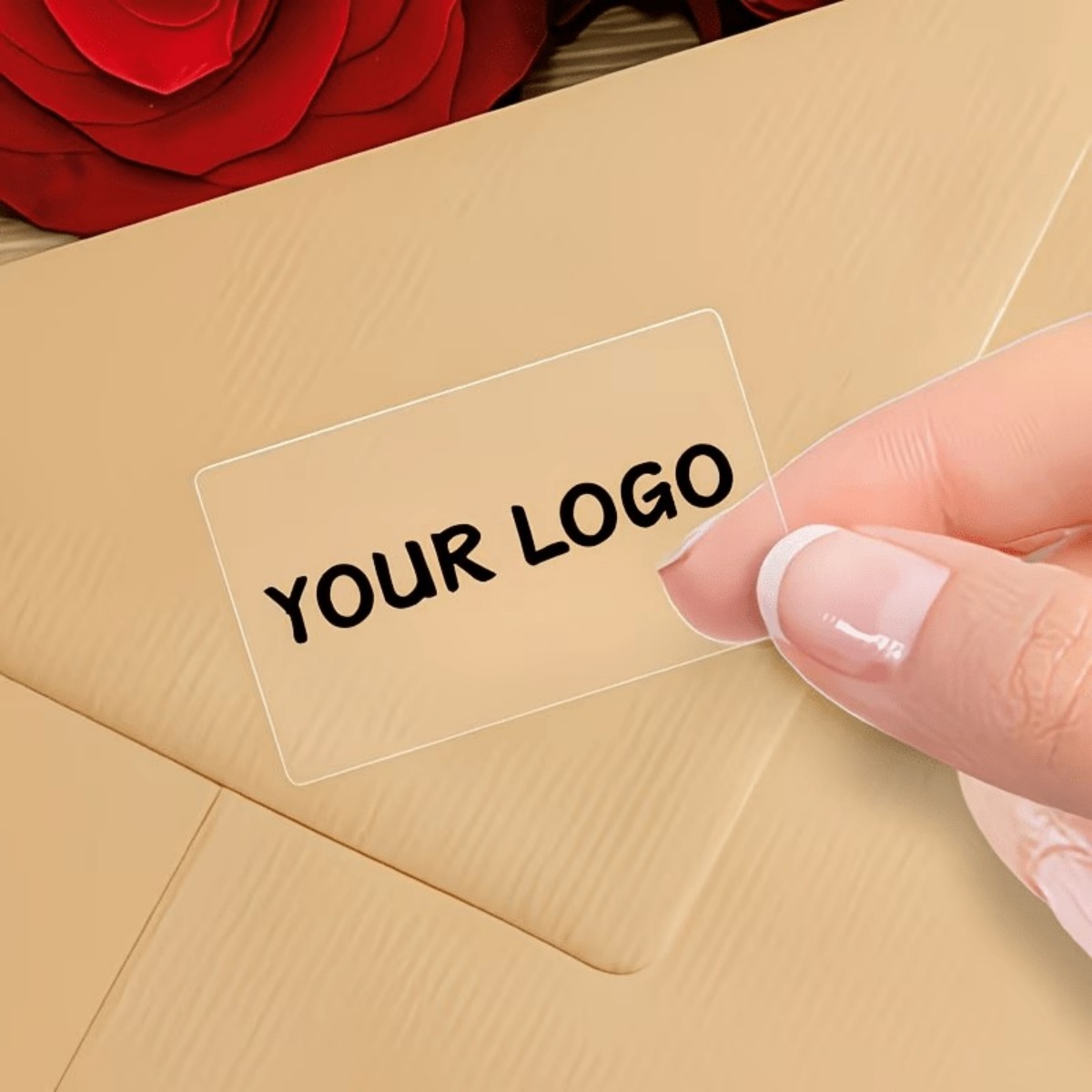 1 pegatina de texto rectangula - Wedding Packaging reseña y precio