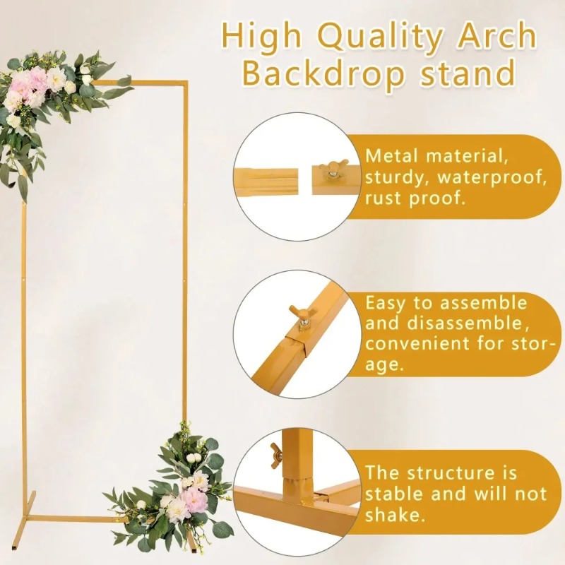 Arco de Boda de 6.6FT X 6.6FT, - Wedding Balloon Arch reseña y precio
