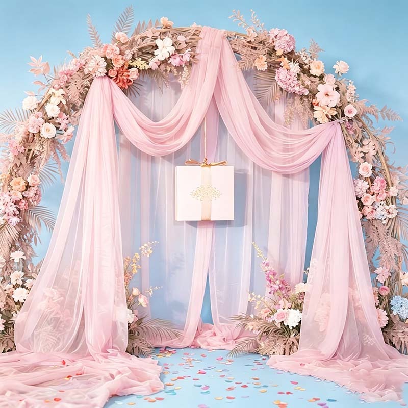 Rollo de tela de tul rosa clar - Wedding Balloon Arch reseña y precio