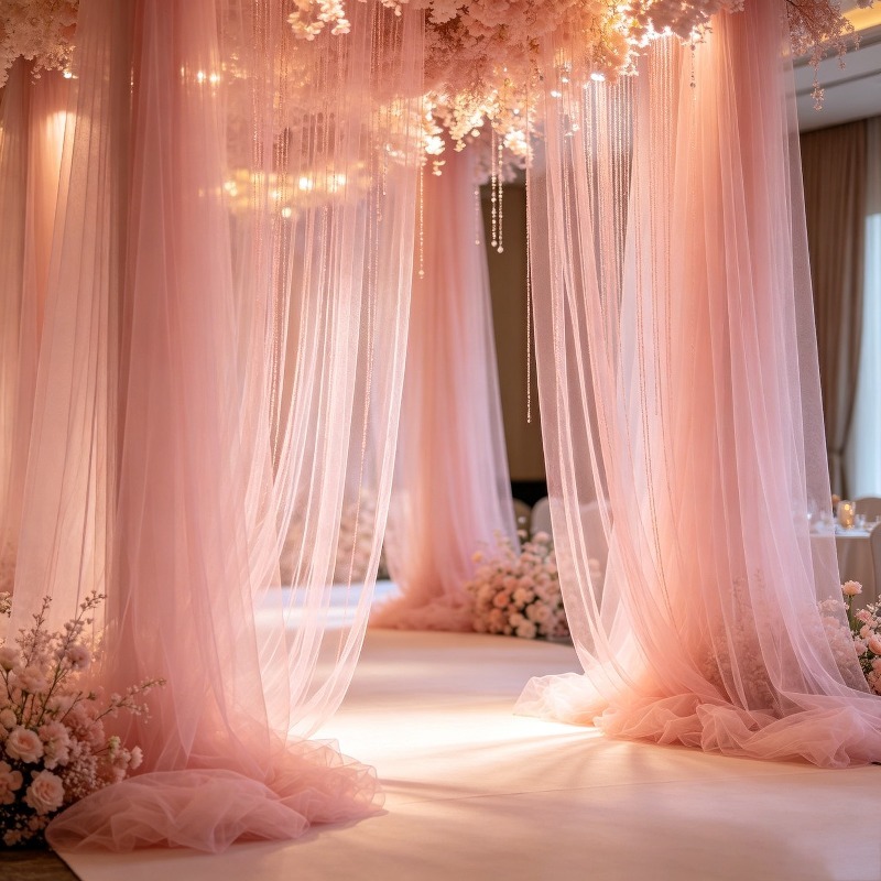 Cortina de Tul Transparente Ro - Wedding Balloon Arch reseña y precio