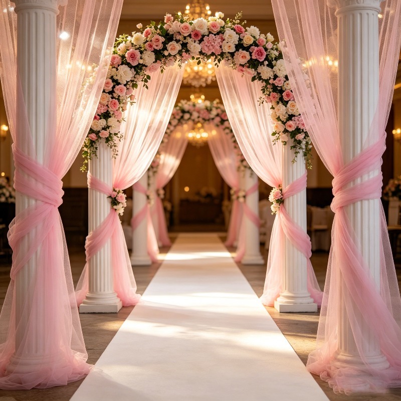 Cortina de Tul Transparente Ro - Wedding Balloon Arch reseña y precio