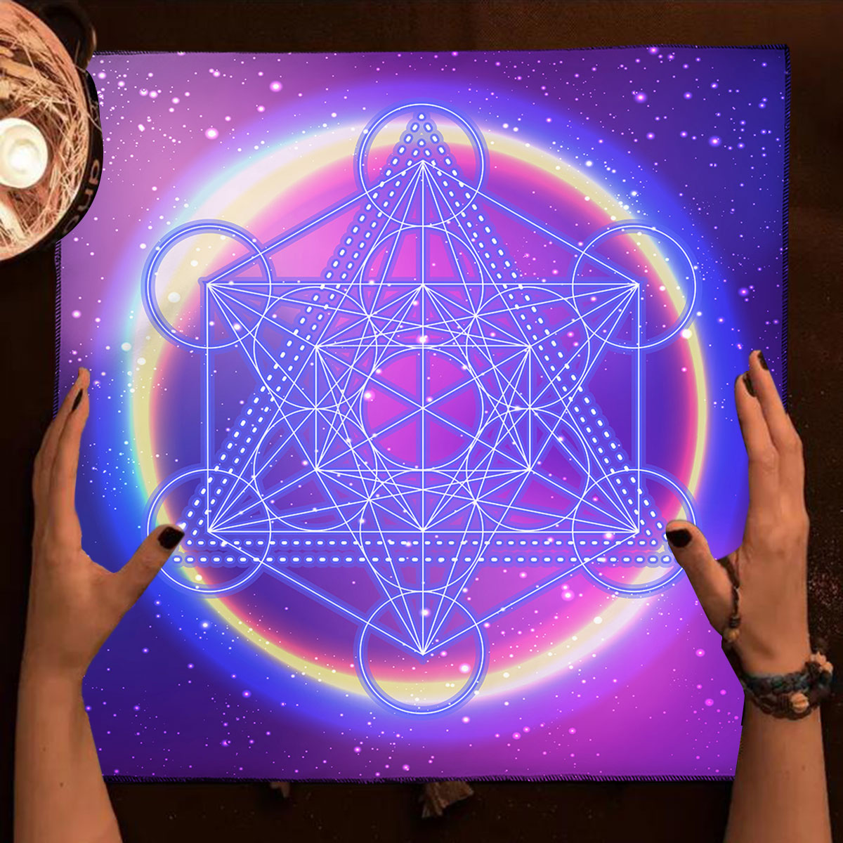 Mantel de Tarot con Mandala, f - Wedding Sutra reseña y precio