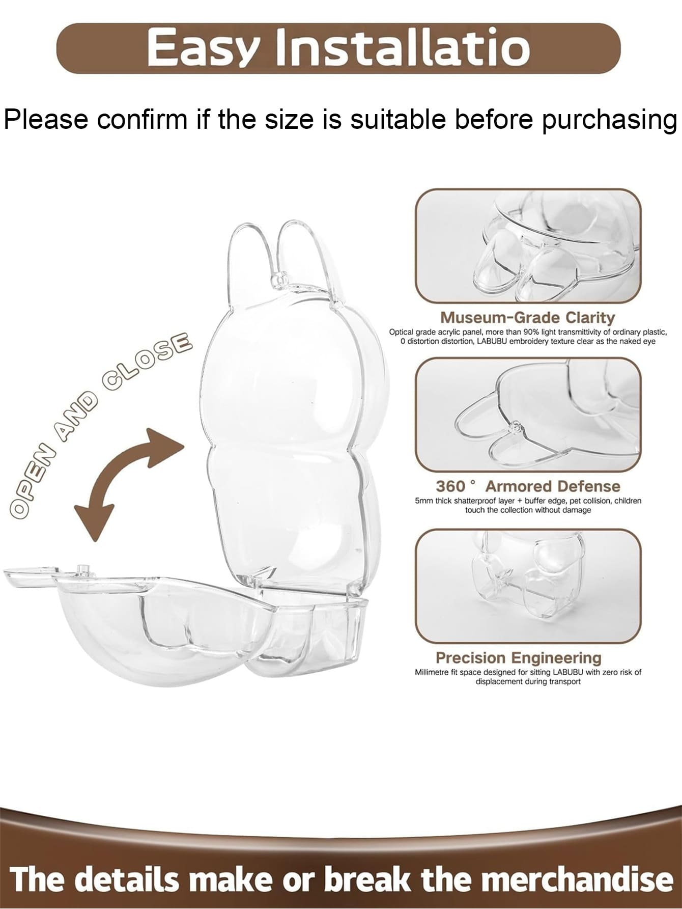 Funda protectora transparente  - Wedding Yes reseña y precio