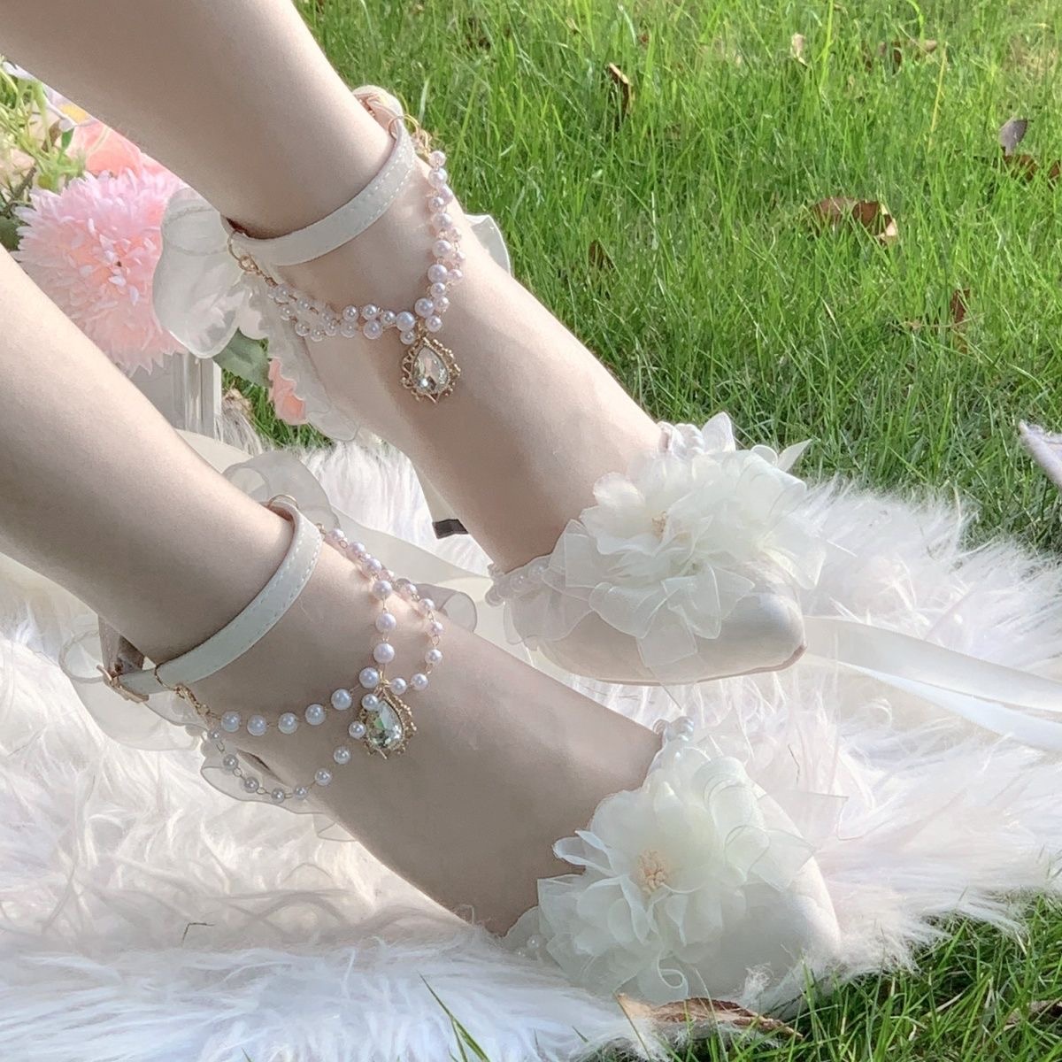 Zapatos de tacón elegantes par - Wedding Dress Supply reseña y precio