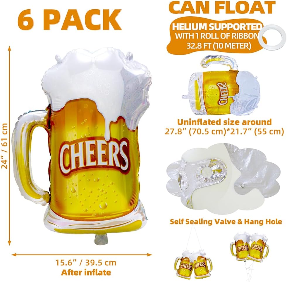 Globos con forma de taza de ce - Wedding Alcohol Supply reseña y precio