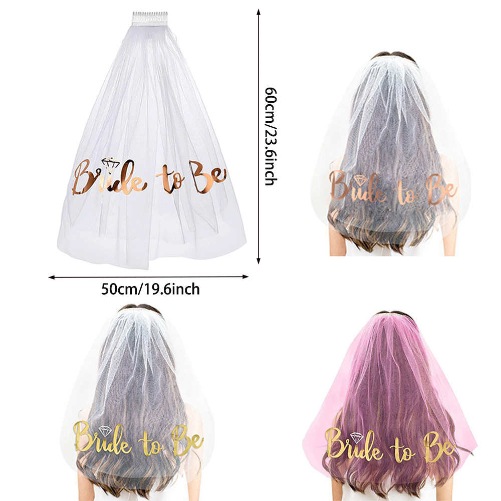 Velo de Novia Rosa Dorado para - Wedding Supply Store reseña y precio